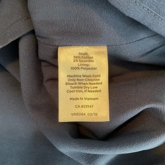 Talbots Blue & White Skirt Sz 14 - Picture 4 of 4